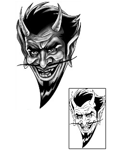 Devil - Demon Tattoo Horror tattoo | ANF-02677