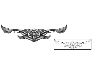 Lower Back Tattoo Specific Body Parts tattoo | ANF-02685