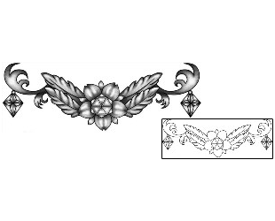 Lower Back Tattoo For Women tattoo | ANF-02740