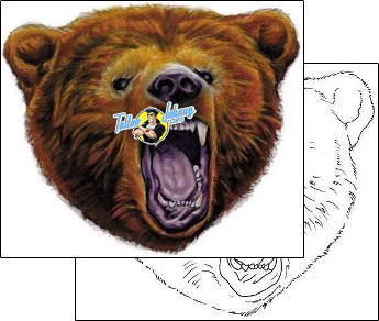 Bear Tattoo apf-00097