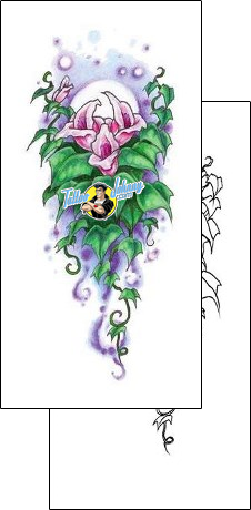 Moon Tattoo plant-life-flowers-tattoos-adam-puckett-apf-00099