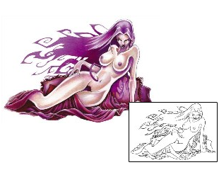 Breast Tattoo Mythology tattoo | APF-00103