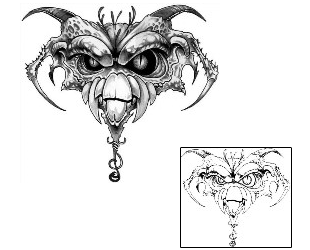 Evil Tattoo Horror tattoo | APF-00137