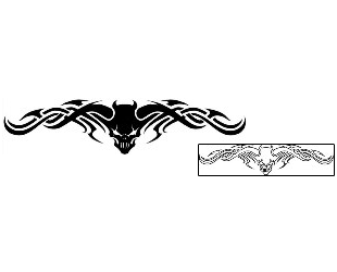 Evil Tattoo Specific Body Parts tattoo | APF-00140