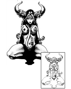 Breast Tattoo Mythology tattoo | APF-00144