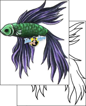 Fish Tattoo marine-life-fish-tattoos-stacie-becker-aqf-00020