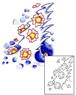 Cherry Blossom Tattoo Plant Life tattoo | ARF-00016