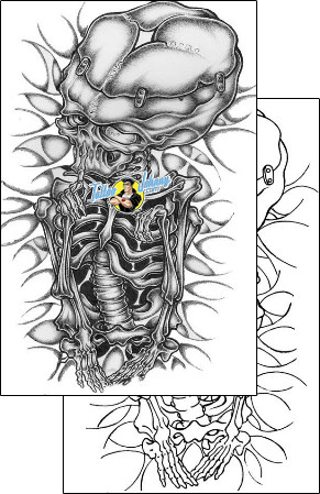 Skeleton Tattoo horror-skeleton-tattoos-skull-atf-00014
