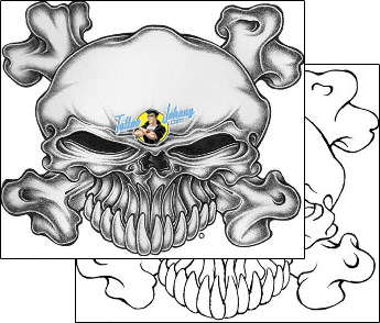 Skull Tattoo horror-skull-tattoos-skull-atf-00026