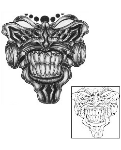 Mask Tattoo Miscellaneous tattoo | ATF-00032