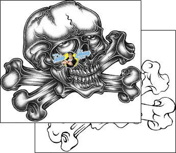 Skull Tattoo horror-skull-tattoos-skull-atf-00034