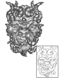 Monster Tattoo Horror tattoo | ATF-00039