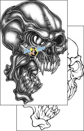 Evil Tattoo horror-evil-tattoos-skull-atf-00045