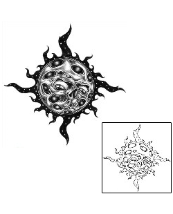 Sun Tattoo Astronomy tattoo | ATF-00061