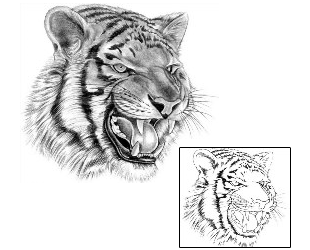 Tiger Tattoo Animal tattoo | AUF-00008