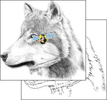 Wolf Tattoo auf-00012