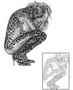 Leopard Tattoo For Men tattoo | AUF-00013