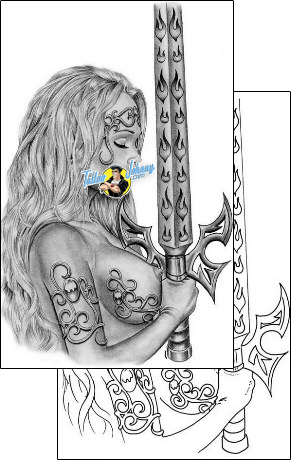 Breast Tattoo fantasy-warrior-tattoos-andrew-sussman-auf-00026