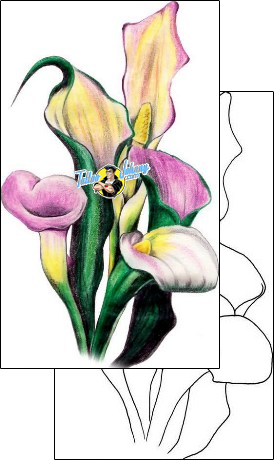 Flower Tattoo plant-life-flowers-tattoos-andrew-sussman-auf-00031