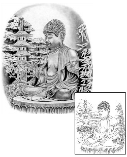 Buddha Tattoo Ethnic tattoo | AUF-00035