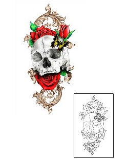 Rose Tattoo Horror tattoo | AUF-00061