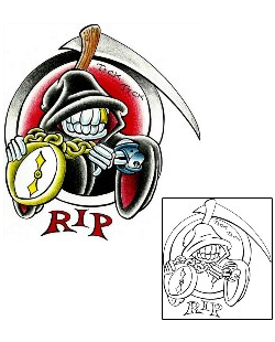 Rest In Peace Tattoo Horror tattoo | AVF-00058