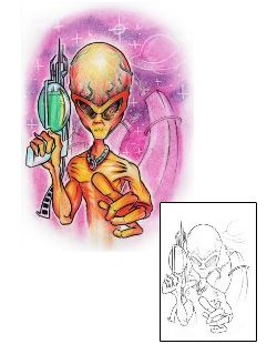 Alien Tattoo AXF-00018