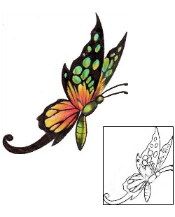 Butterfly Tattoo For Women tattoo | AXF-00065
