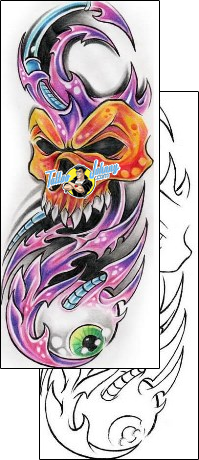 Skull Tattoo horror-skull-tattoos-diaconu-alexandru-axf-00121