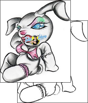 Rabbit Tattoo axf-00139