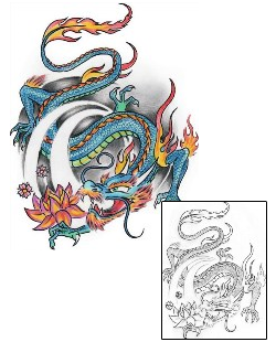 Dragon Tattoo Mythology tattoo | AXF-00191