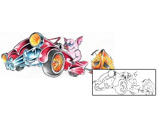 Cartoon Tattoo Tattoo Styles tattoo | AXF-00284