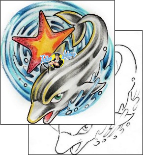 Dolphin Tattoo tattoo-styles-cartoon-tattoos-diaconu-alexandru-axf-00296