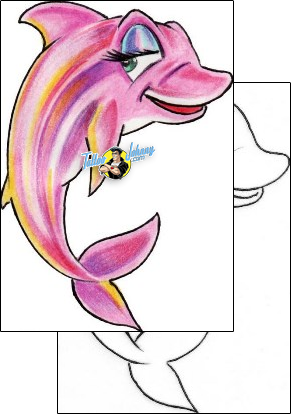 Dolphin Tattoo tattoo-styles-cartoon-tattoos-diaconu-alexandru-axf-00297