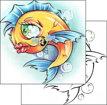 Fish Tattoo marine-life-fish-tattoos-diaconu-alexandru-axf-00299