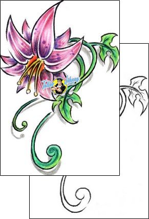Flower Tattoo plant-life-flowers-tattoos-diaconu-alexandru-axf-00305