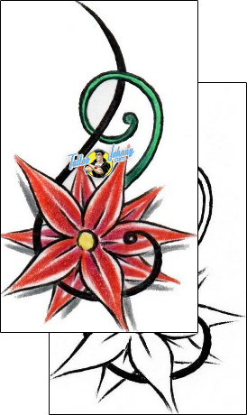 Flower Tattoo plant-life-flowers-tattoos-diaconu-alexandru-axf-00318