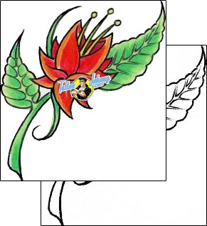 Flower Tattoo plant-life-flowers-tattoos-diaconu-alexandru-axf-00319
