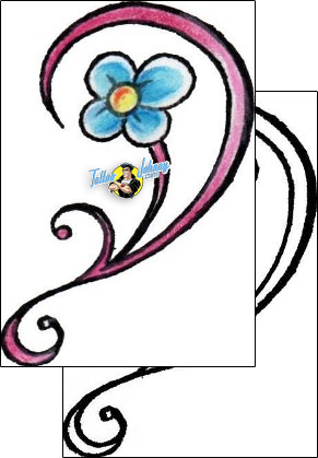 Flower Tattoo plant-life-flowers-tattoos-diaconu-alexandru-axf-00322