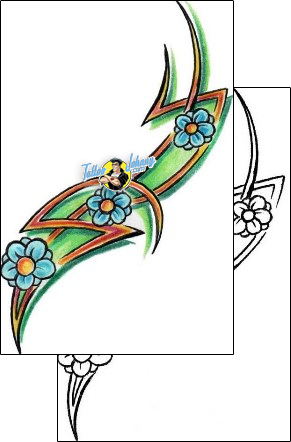 Flower Tattoo plant-life-flowers-tattoos-diaconu-alexandru-axf-00324