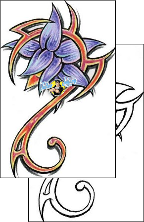 Flower Tattoo plant-life-flowers-tattoos-diaconu-alexandru-axf-00330