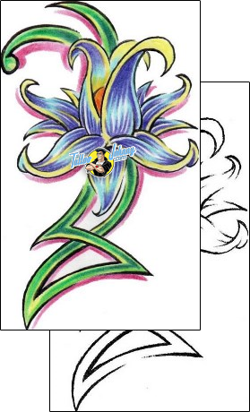 Flower Tattoo plant-life-flowers-tattoos-diaconu-alexandru-axf-00332