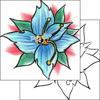 Flower Tattoo plant-life-flowers-tattoos-diaconu-alexandru-axf-00340