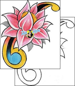 Flower Tattoo plant-life-flowers-tattoos-diaconu-alexandru-axf-00344