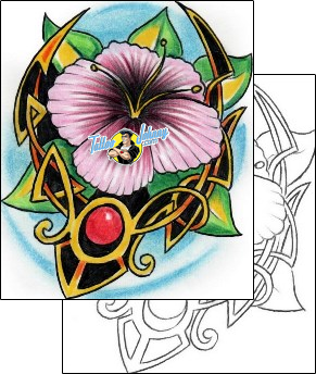 Flower Tattoo plant-life-flowers-tattoos-diaconu-alexandru-axf-00345