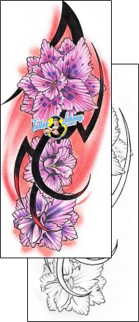 Flower Tattoo plant-life-flowers-tattoos-diaconu-alexandru-axf-00346