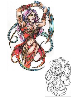 Elf Tattoo Mythology tattoo | AXF-00356