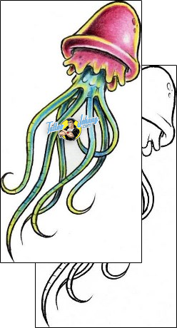 Jellyfish Tattoo marine-life-jellyfish-tattoos-diaconu-alexandru-axf-00415