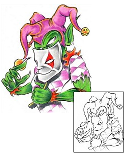 Joker - Jester Tattoo Tattoo Styles tattoo | AXF-00417