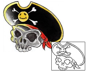 Pirate Tattoo Miscellaneous tattoo | AXF-00487